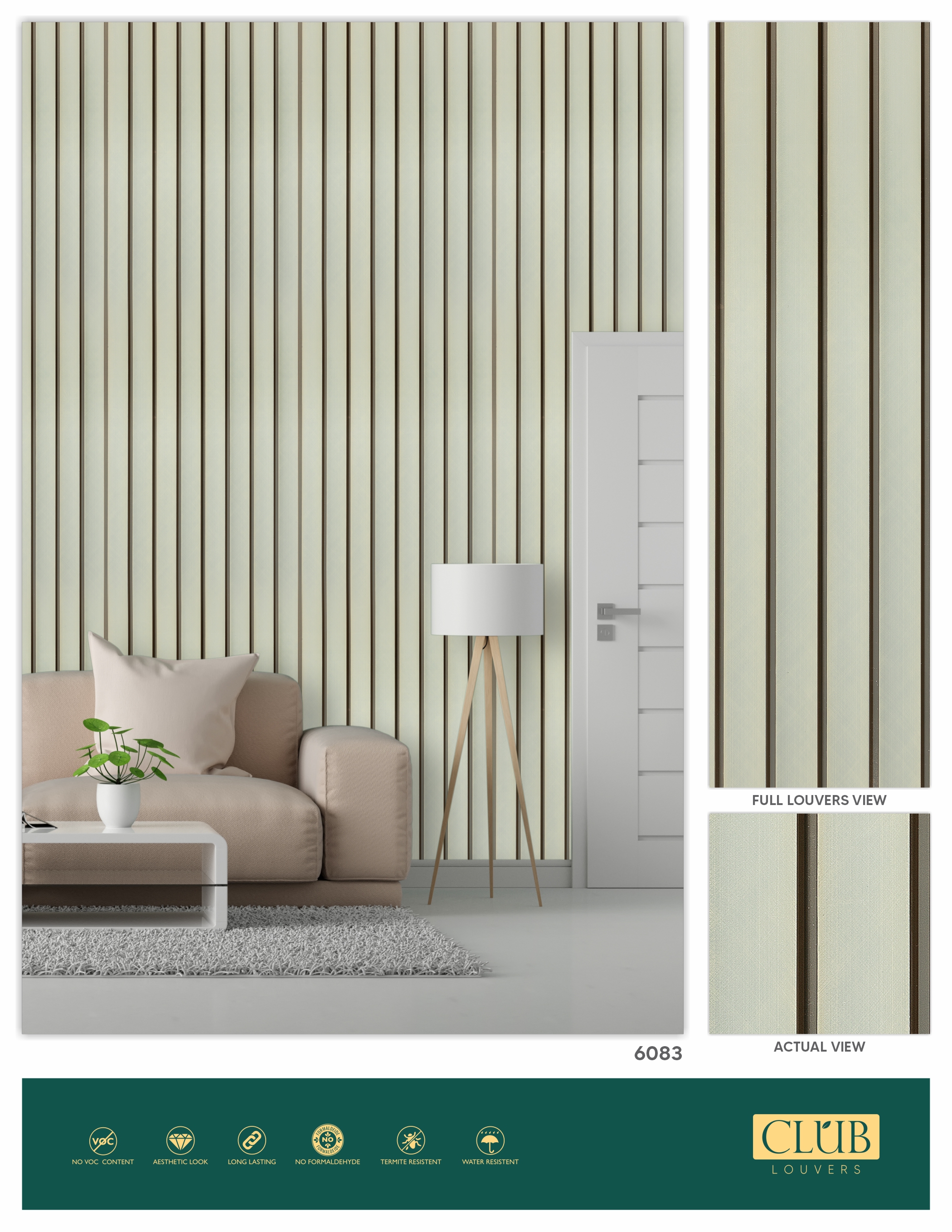 WPC Louver Panel CL 6083