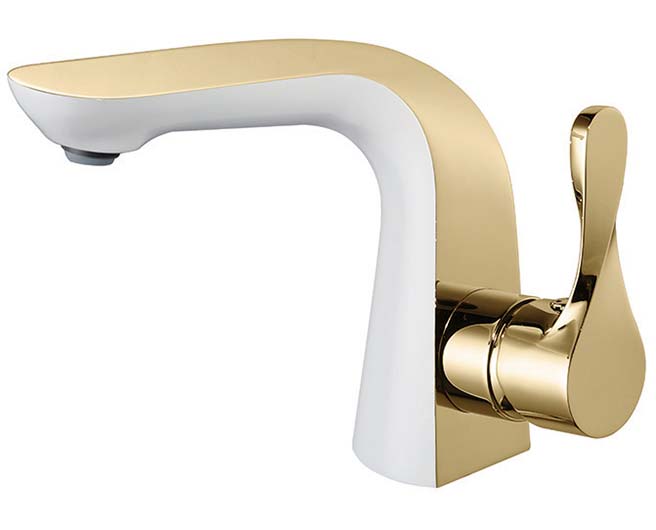 Asian paints GOLD RUSH Single lever basin mixer without pop-up