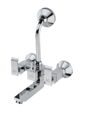 KCI Cubik 2 IN 1 Wall Mixer With Brass Bend & Leg Set CBK-12