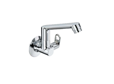 KCI Ornamax Right Hand Sink Cock Swinging Spout With Flange ORM-11