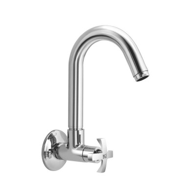 KCI New Umbrella sink cock swinging spout with brass flange NUB-09