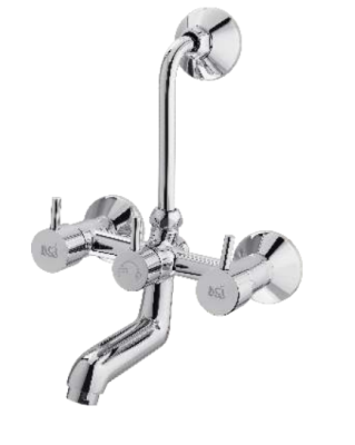 KCI CRUZE  2 in 1 wall mixer with brass crutch & leg set  CRZ-13