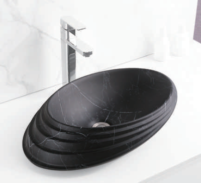 Evaan Matt Marble table top art basin SF 94988-2