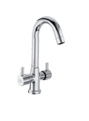 KCI Kingdom Center Hole Basin Mixer With Brass Stud KDM-16