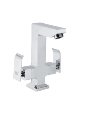 KCI Cubik Center Hole Basin Mixer With Brass Stud CBK-16