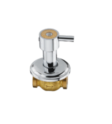 KCI Kingdom Cocktail Concealed Stop Cock With Brass Exposed Parts 20mm KDC-06