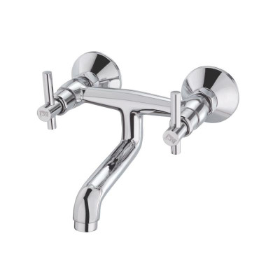 KCI Mini Krishna Non Telephonic Wall Mixer With Brass Leg Set MKSN-15