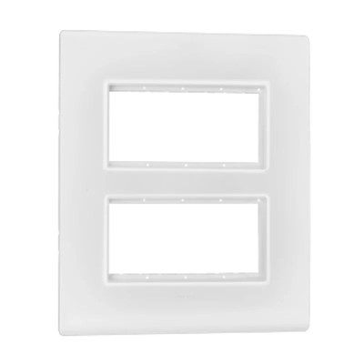 Legrand Allzy Antibacterial Cover Plate with Support Frame - (4*2)  8 Module 683245