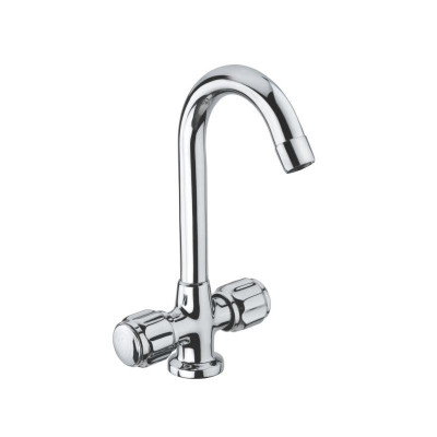 KCI DELUXE center hole basin mixer with brass stud DLX-16
