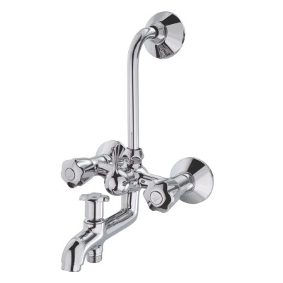 KCI tafe 3 in 1 wall mixer with brass bend & leg set TF-14