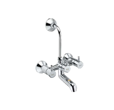 KCI FLORAN 2 in 1 wall mixer with brass cructh & leg set FLR-13