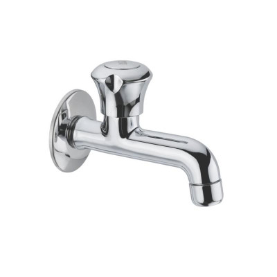 KCI MEDIUM NECTOR long bib cock with brass flange MNCT-02