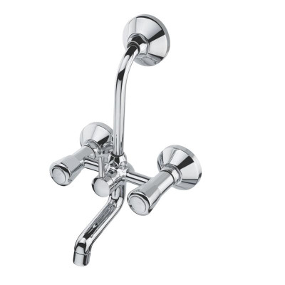 KCI CLASSIC 2 in 1 wall mixer with brass bend & leg set CL-12