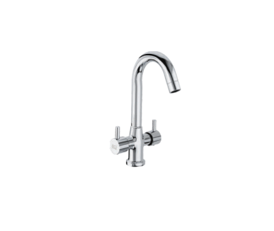 KCI FLORAN center hole basin mixer with brass stud  FLR-16