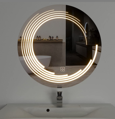 Evaan Sanson Round LED Mirror with LED Lights