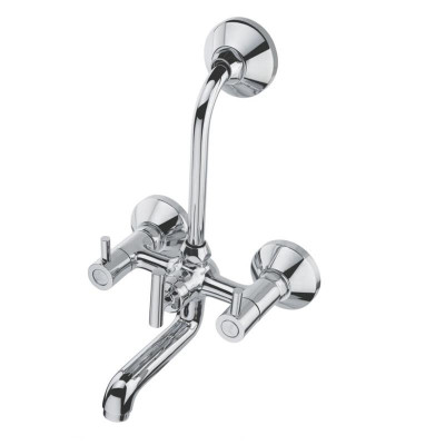 KCI Nano 2 IN 1 Wall Mixer With Brass Bend & Leg Set Tik Tik NN-12