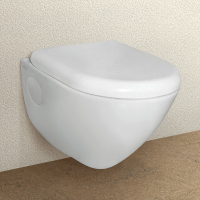 VIDA CRYSTAL WALL HUNG CLOSET WITH PP SOFT CLOSE SEAT COVER