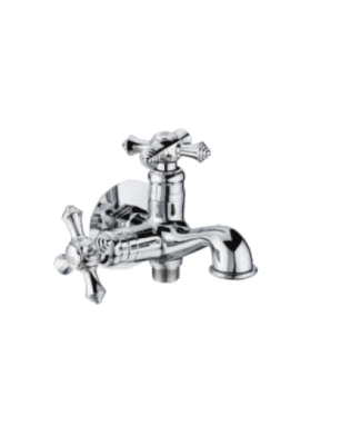 KCI New Corsa 2 IN 1 Bib Cock With Brass Flange NCR-17