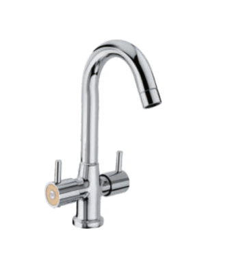 KCI Kingdom Cocktail Center Hole Basin Mixer With Brass Stud KDC-16