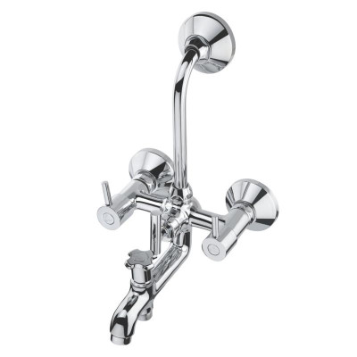 KCI flota 3 in 1 wall mixer with brass bend & leg set FT-14
