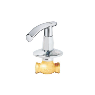 KCI Skoda Concealed Stop Cock With Brass Exposed Parts 15mm SKD-05