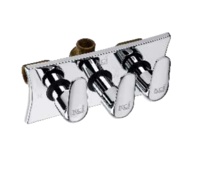 KCI COMPASS 4 way diverten with brass exposed parts CMP-22