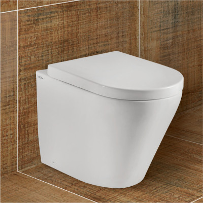 VIDA CLAUDIA  FLOOR MOUNT CLOSET WITH PP SOFT CLOSE SEAT COVER