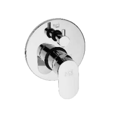 KCI CLICK single lever medium flow diverten with brass exposed parts CLK-28