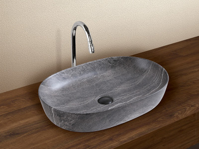 VIDA WAGEN D3 MATT MARBLE PRINT TABLE TOP ART BASIN