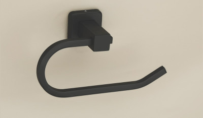 Sparrow (GARNET MATT BLACK Series) Stainless Steel 304 Bath Set - Napkin Ring, Robe Hook, Soap Dish, Tooth Brush Holder, Towel Rod,Towel Rack, Shampoo Dispenser,soap + Tooth Brush,Paper Holder (1 Bath Set)