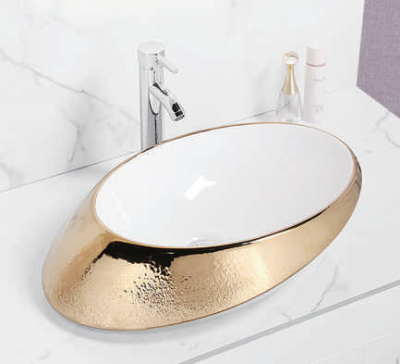 Evaan colorful table top art basin SF 9425B-1