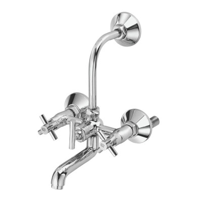 KCI MINI KRISH 2 in 1 wall mixer with brass bend & leg set tik tik  MKRS-12
