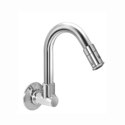KCI FLOTAN sink cock extended swinging spout with brass flange FLT-09