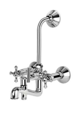 KCI New Corsa 3 IN 1 Wall Mixer With Brass Bend & Leg Set NCR-14