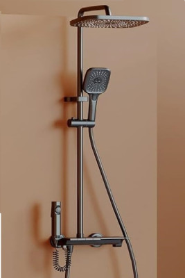 mansico Thermostatic Shower Set with Piano Switches Shower Panel with Head Shower AP-11