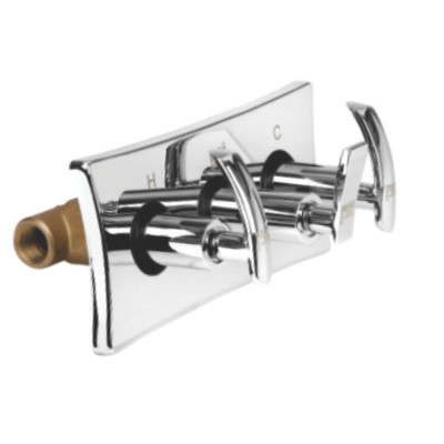 KCI Skoda 4 Way Diverter With Brass Exposed Parts SKD-22