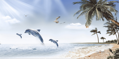 Livolla Beautiful fish poseter art 67 600 x 1200MM