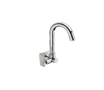 KCI KUDOZE right hand sink cock swinging spout with brass flange  KDZ-11