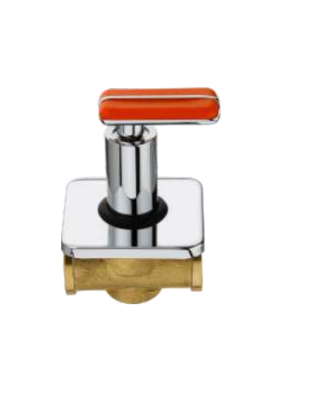 KCI Koolor Q.T. Midium Flush Cock With Brass Exposed Parts KLR-19