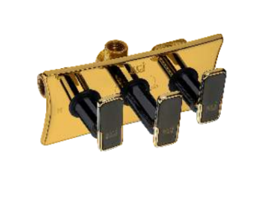 KCI KUDOZE GOLD 4 way  diverten  with brass exposed parts KDZFG-22