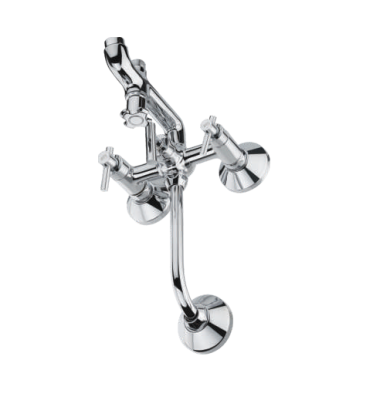 KCI Krishna 3 IN 1 Wall Mixer With Brass Bend & Leg Set KSN-14