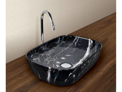 VIDA BETTEL D11 MARBLE PRINT TABLE TOP ART BASIN