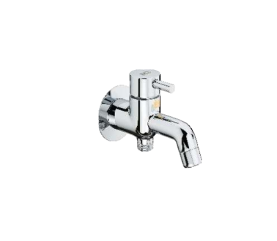 KCI FLORAN 2 in 1 bib cock with brass flange FLR-17