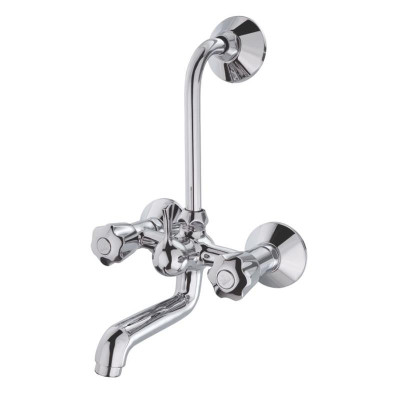KCI tafe 2 in 1 wall mixer with brass bend & leg set TF-12