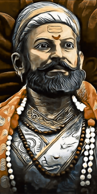 Livolla Chhatrapati Shivaji Maharaj only face poseter art 32 600 x 1200MM