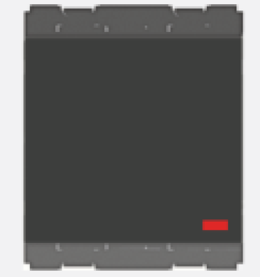 Norisys Cube Palm Switch 16A One-way Single Pole with indicator  2 Module C5161 03