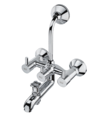 KCI CRUZE  3 in 1 wall mixer with brass bend & leg set  CRZ-12