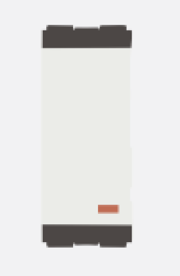 Norisys Cube Switch 25A one-way with indicator 1 Module C5731 01