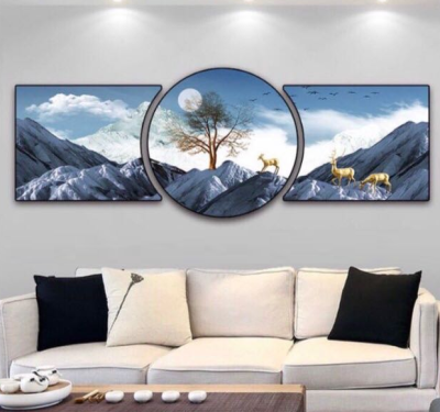 Evaan Wall Decoration painting 3 PCS Set Photo Frame J323-38