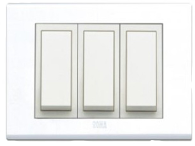 Anchor Roma Classic Lira White Plates 35286WH